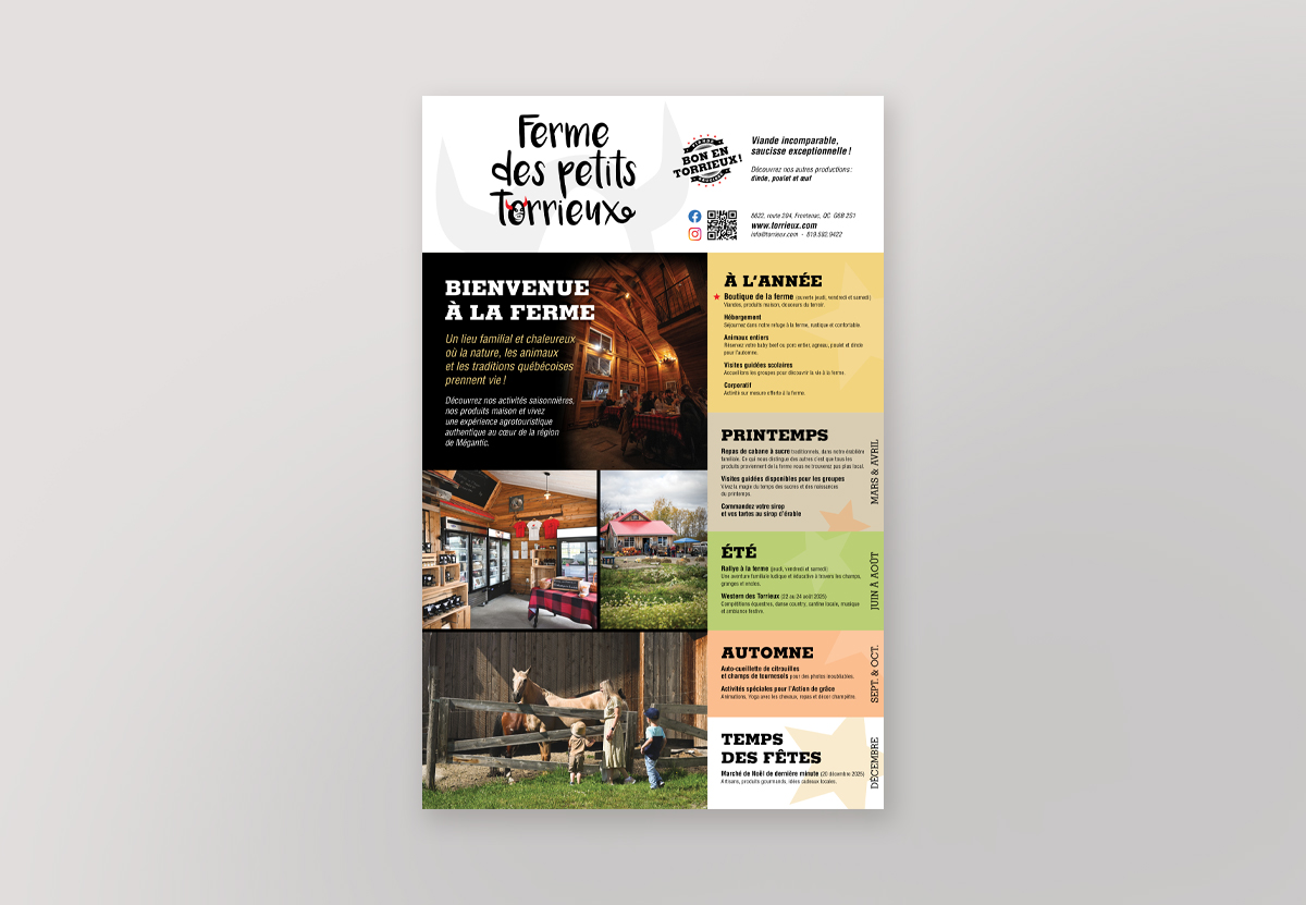 Ferme des petits torrieux - Affiche