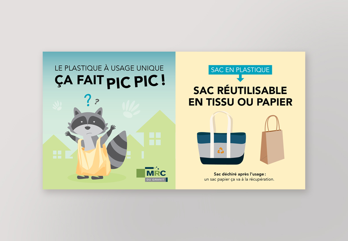 MRC du Granit plastique à usage unique