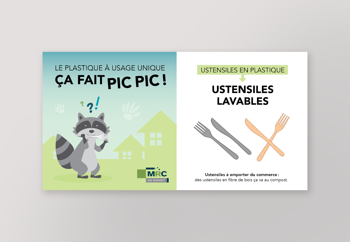 MRC du Granit plastique à usage unique