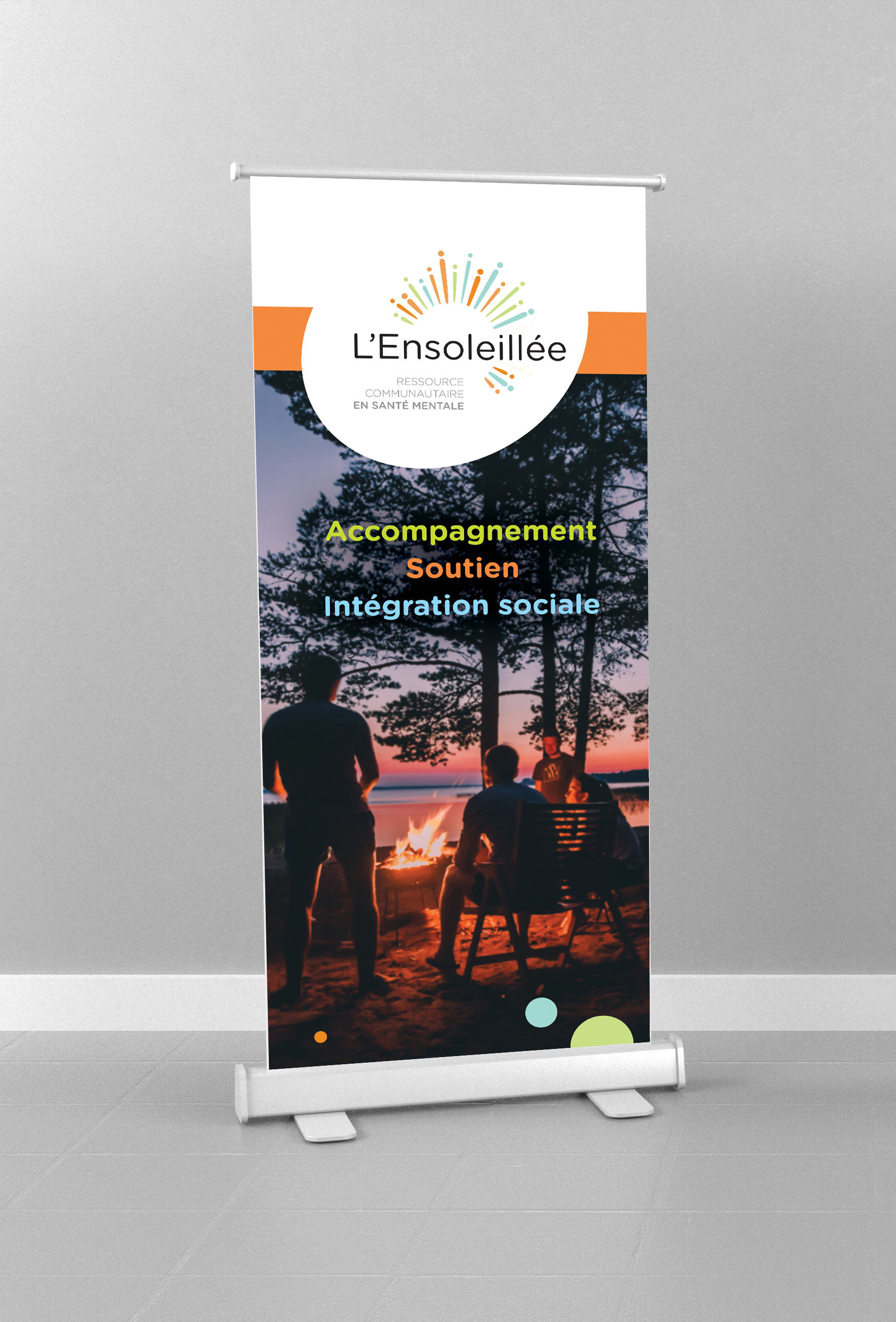 Bannière sur pied L'Ensoleillée