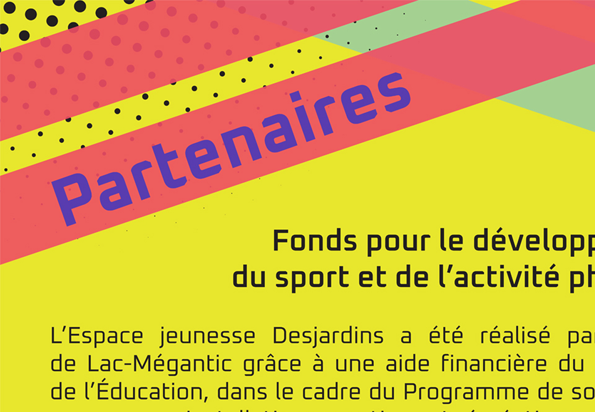 Panneau partenaires Espace jeunesse