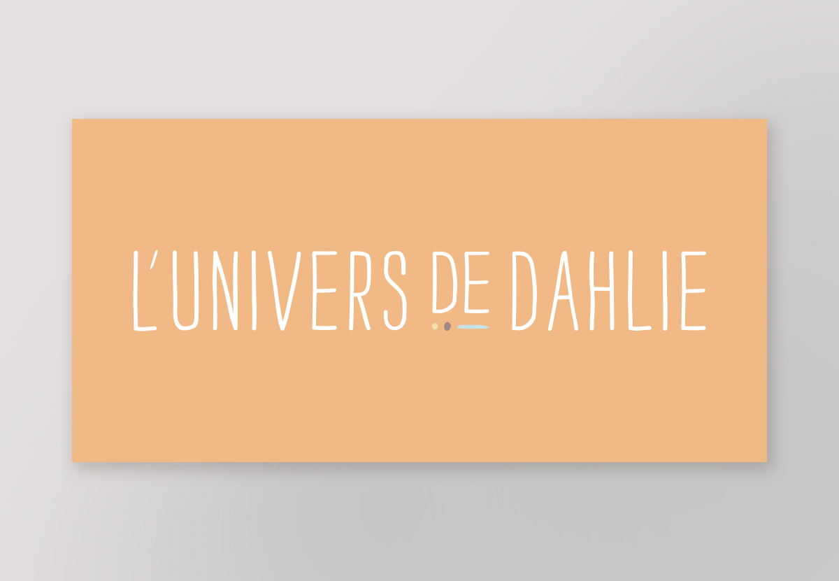 Identité visuelle L'Univers de Dahlie