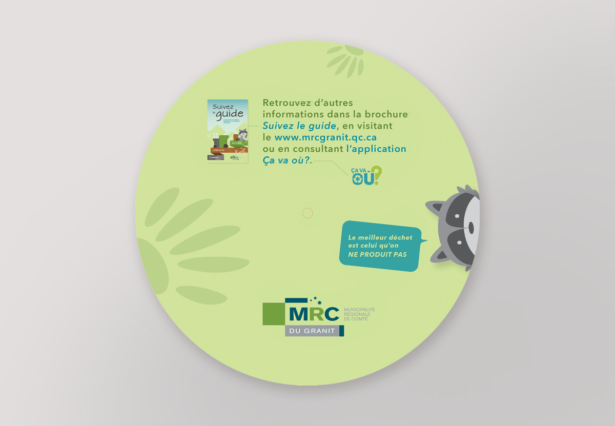 Roulette collecte 3 voies - MRC du Granit